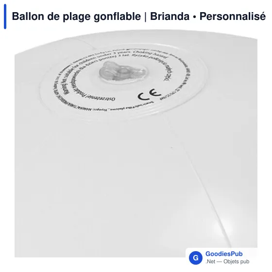Ballon de plage gonflable personnalisable avec logo | Brianda - Image 8