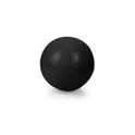 Variante noir - Ballon de plage gonflable personnalisable avec logo | Brianda