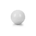 Variante blanc - Ballon de plage gonflable personnalisable avec logo | Brianda