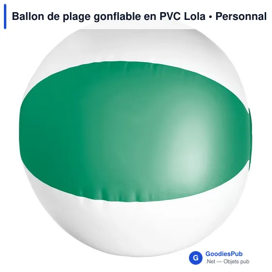 Ballon de plage gonflable en PVC Lola - Image 11