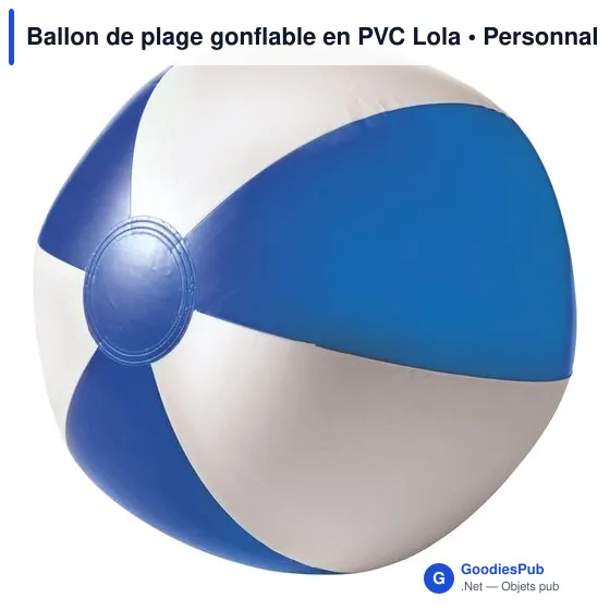 Ballon de plage gonflable en PVC Lola - Image 4