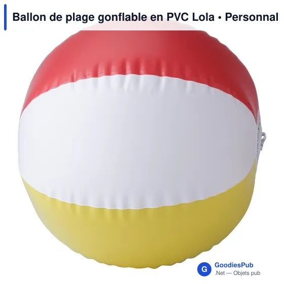 Ballon de plage gonflable en PVC Lola - Image 5