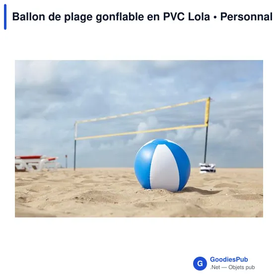 Ballon de plage gonflable en PVC Lola - Image 7