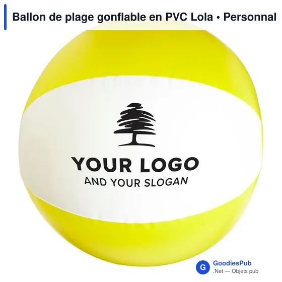Ballon de plage gonflable en PVC Lola - Image 9