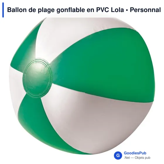 Ballon de plage gonflable en PVC Lola - Image 10