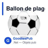Ballon de plage personnalisable en PVC avec logo - Norman - Miniature 3