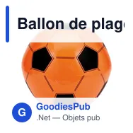 Ballon de plage personnalisable en PVC avec logo - Norman - Miniature 4