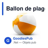 Ballon de plage gonflables | Spencer - Miniature 1
