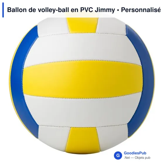 Ballon de volley-ball personnalisable en PVC avec logo - Image 1