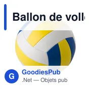Ballon de volley-ball personnalisable en PVC avec logo - Miniature 2