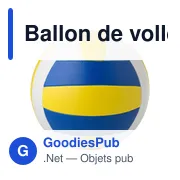 Ballon de volley-ball personnalisable en PVC avec logo - Miniature 4