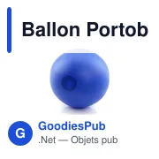 Ballon de plage personnalisable Portobello avec logo - Miniature 4