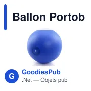 Ballon de plage personnalisable Portobello avec logo - Miniature 7