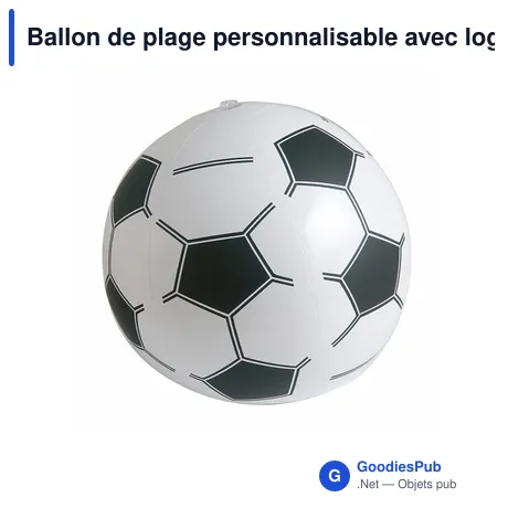 Ballon de plage personnalisable avec logo - Wembley