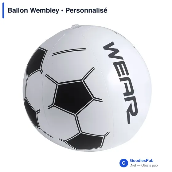 Ballon de plage personnalisable avec logo - Wembley - Image 2