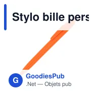 Stylo bille personnalisable en ABS recyclé avec logo - Finn - Miniature 6