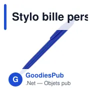 Stylo bille personnalisable en ABS recyclé avec logo - Finn - Miniature 9
