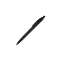 Variante Noir - Stylo bille personnalisable en ABS recyclé avec logo - Finn