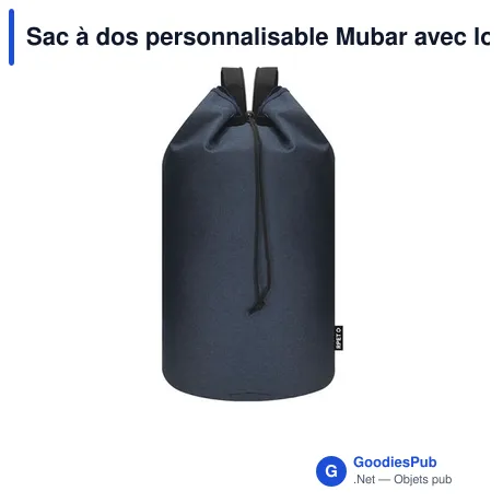 Sac à dos personnalisable Mubar avec logo - Écologique et pratique