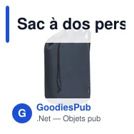 Sac à dos personnalisable Mubar avec logo - Écologique et pratique - Miniature 2