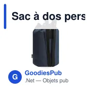 Sac à dos personnalisable Mubar avec logo - Écologique et pratique - Miniature 4