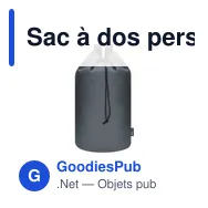 Sac à dos personnalisable Mubar avec logo - Écologique et pratique - Miniature 9