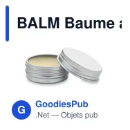 BALM Baume à lèvres végétalien - Miniature 1