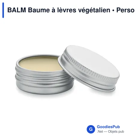 BALM Baume à lèvres végétalien