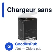 Chargeur sans fil personnalisable Baloo 15W avec logo - Miniature 10