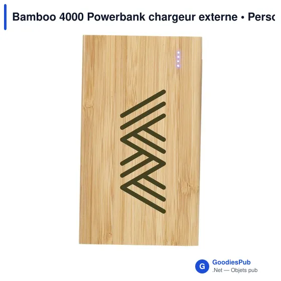 Chargeur externe personnalisable Bamboo 4000 avec logo - Image 8