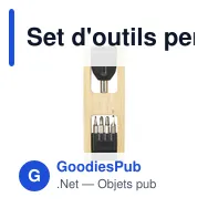 Set d'outils personnalisable en bambou avec logo - Bamboo Bit Tool - Miniature 11