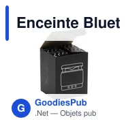 Enceinte Bluetooth personnalisable avec chargeur sans fil - Bamboo Blockavec logo - Miniature 4