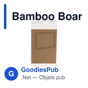 Planche à découper personnalisable en bambou avec logo - Miniature 3