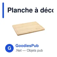 Planche à découper personnalisable en bambou avec logo - Bamboo Board XL - Miniature 2