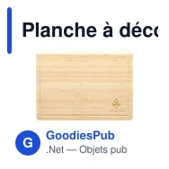 Planche à découper personnalisable en bambou avec logo - Bamboo Board XL - Miniature 3