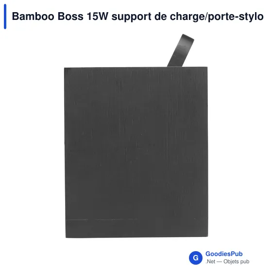 Support de charge personnalisable Bamboo Boss 15W avec logo - Image 7