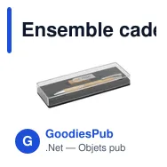 Ensemble cadeau personnalisable Bamboo Connect avec logo - Miniature 1