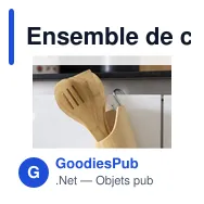 Ensemble de cuisine personnalisable en bambou avec logo - Miniature 8