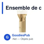 Ensemble de cuisine personnalisable en bambou avec logo - Miniature 9