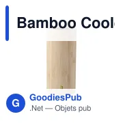 Rafraîchisseur à vin personnalisable en bambou avec logo - Miniature 6