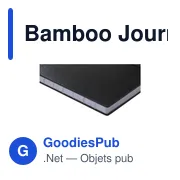 Carnet A5 personnalisable en bambou avec logo - Bamboo Journal Naked Spine - Miniature 4