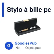 Stylo à bille personnalisable en bambou avec logo - Bamboo Pen Set - Miniature 6