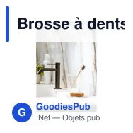 Brosse à dents en bambou personnalisable avec logo - Miniature 5