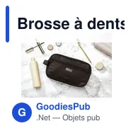 Brosse à dents en bambou personnalisable avec logo - Miniature 6