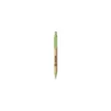 Variante vert - Stylo à bille personnalisable en bambou avec logo - Bamboo Wheat Pen
