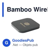 Chargeur sans fil personnalisable 15W avec logo - Bamboo Wireless Charger - Miniature 2