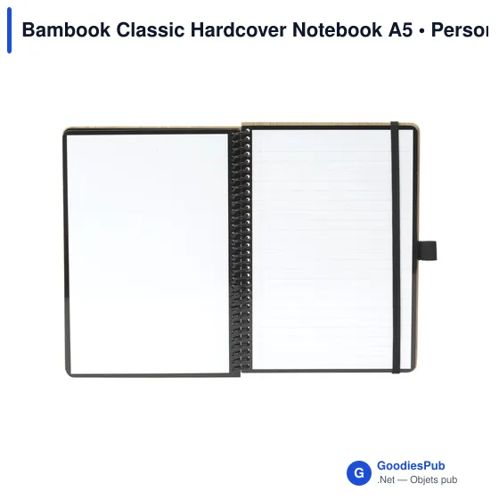 Carnet effaçable A5 personnalisable en bambou avec logo - Image 5