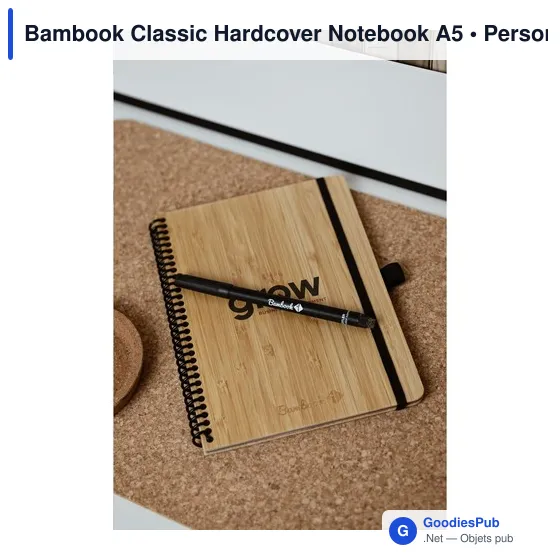 Carnet effaçable A5 personnalisable en bambou avec logo - Image 9
