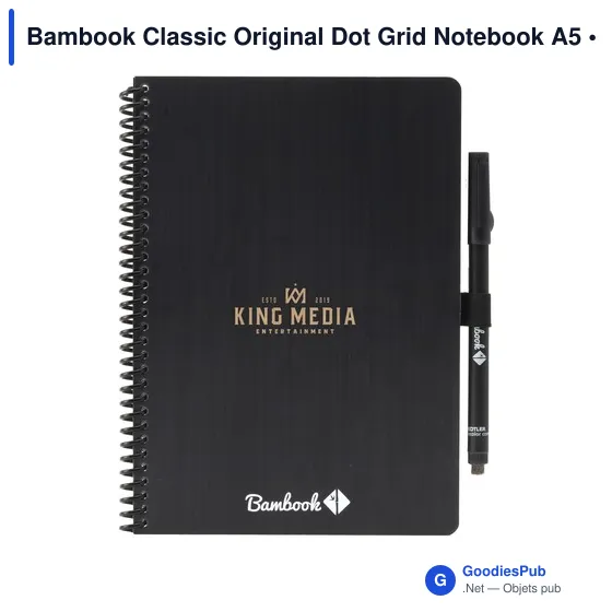 Carnet effaçable personnalisable A5 avec logo - Bambook Classic Original - Image 11