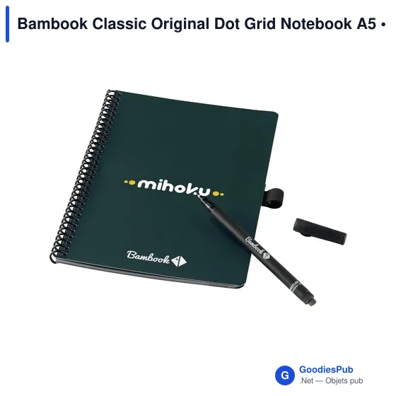 Carnet effaçable personnalisable A5 avec logo - Bambook Classic Original - Image 3